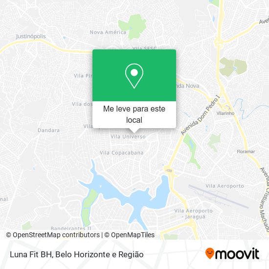 Luna Fit BH mapa