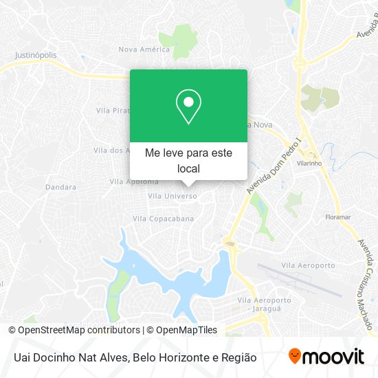 Uai Docinho Nat Alves mapa