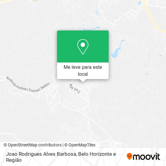 Joao Rodrigues Alves Barbosa mapa