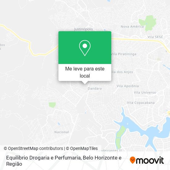 Equilibrio Drogaria e Perfumaria mapa