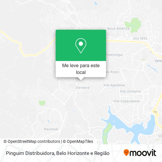 Pinguim Distribuidora mapa