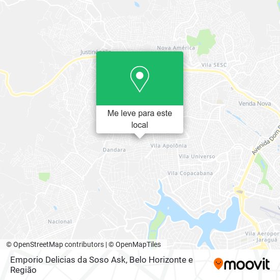 Emporio Delicias da Soso Ask mapa