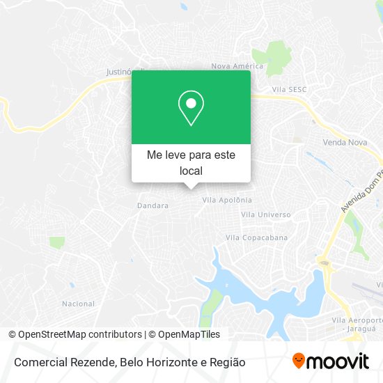 Comercial Rezende mapa
