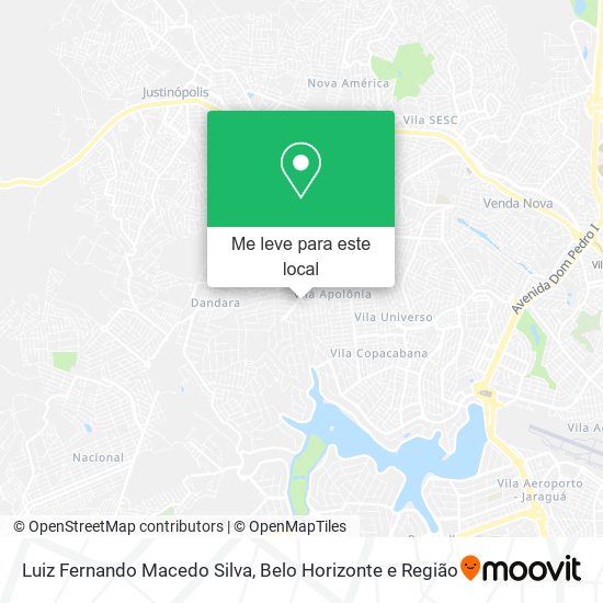 Luiz Fernando Macedo Silva mapa