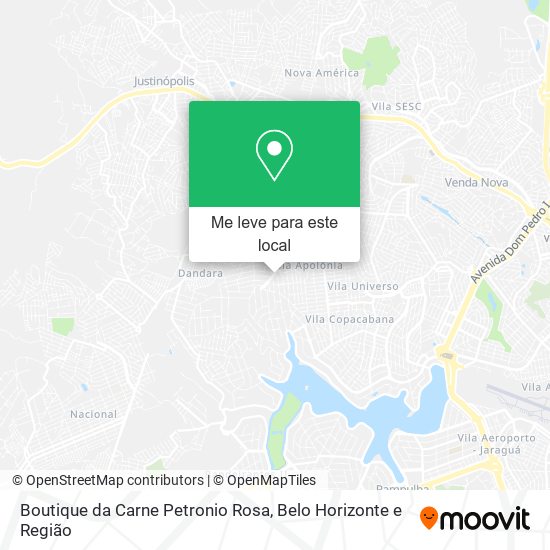 Boutique da Carne Petronio Rosa mapa