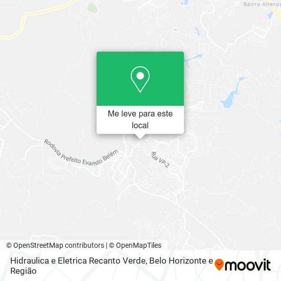 Hidraulica e Eletrica Recanto Verde mapa
