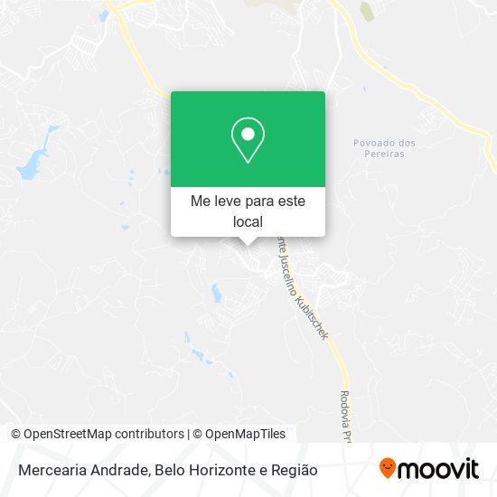 Mercearia Andrade mapa