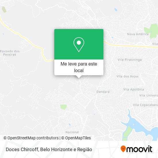 Doces Chircoff mapa