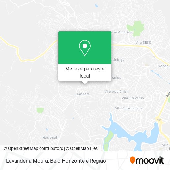 Lavanderia Moura mapa