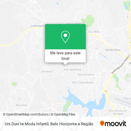 Uni Duni te Moda Infantil mapa