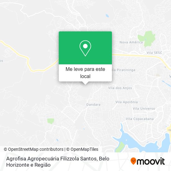 Agrofisa Agropecuária Filizzola Santos mapa
