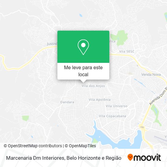 Marcenaria Dm Interiores mapa