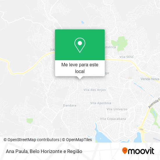 Ana Paula mapa