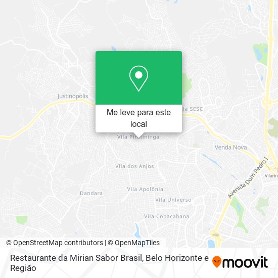 Restaurante da Mirian Sabor Brasil mapa