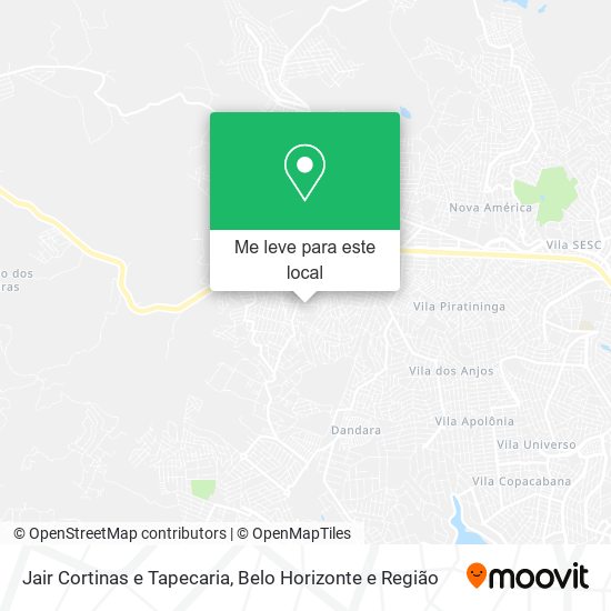 Jair Cortinas e Tapecaria mapa