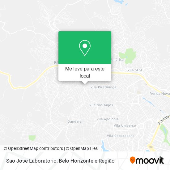 Sao Jose Laboratorio mapa
