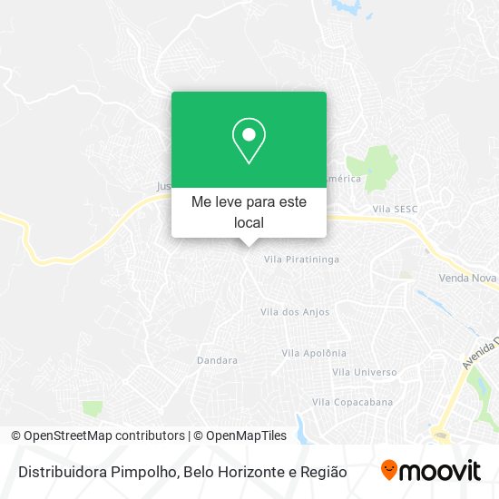 Distribuidora Pimpolho mapa