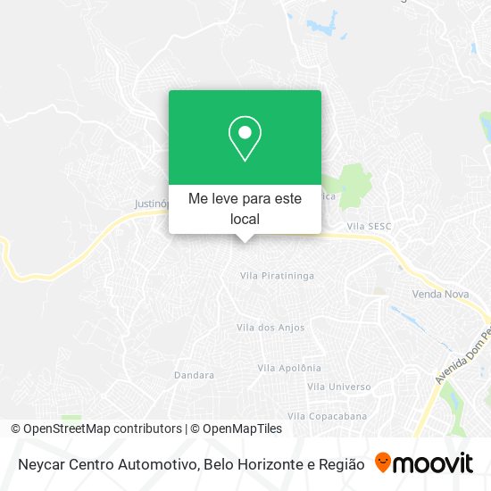Neycar Centro Automotivo mapa