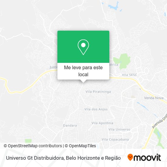 Universo Gt Distribuidora mapa