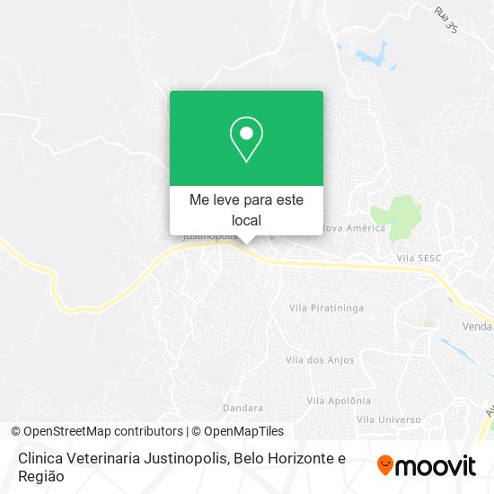 Clinica Veterinaria Justinopolis mapa