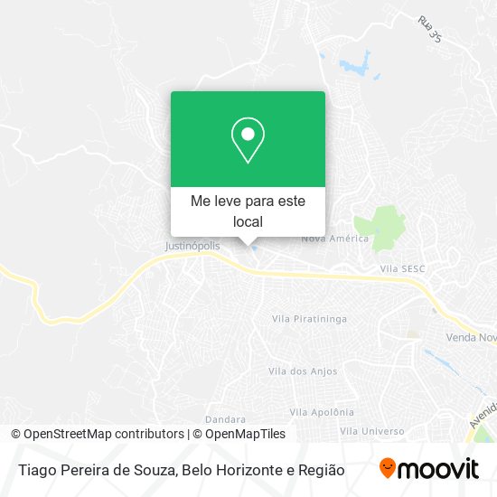 Tiago Pereira de Souza mapa