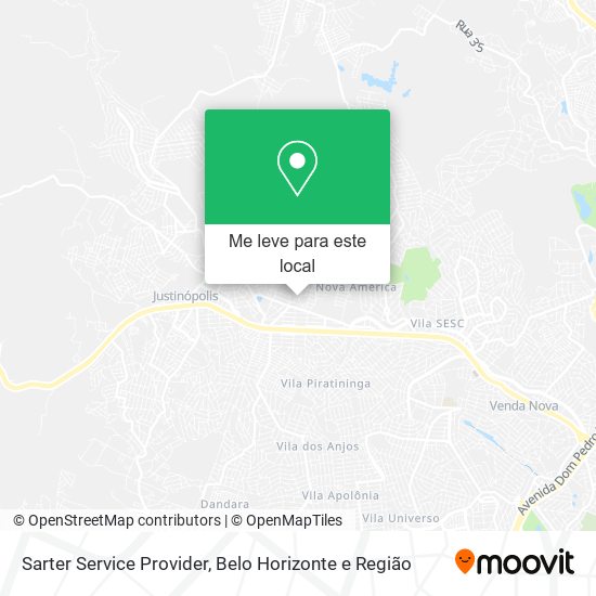 Sarter Service Provider mapa