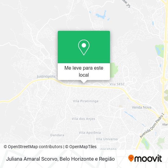 Juliana Amaral Scorvo mapa