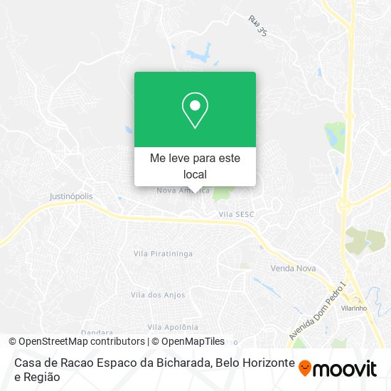 Casa de Racao Espaco da Bicharada mapa