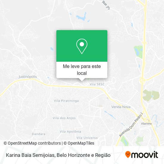 Karina Baia Semijoias mapa