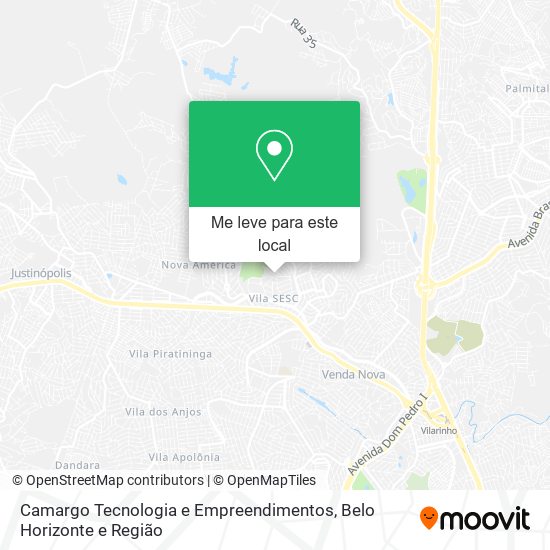 Camargo Tecnologia e Empreendimentos mapa
