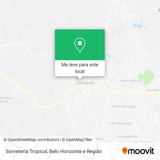Sorveteria Tropical mapa