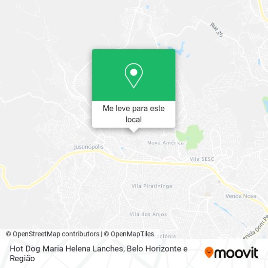 Hot Dog Maria Helena Lanches mapa