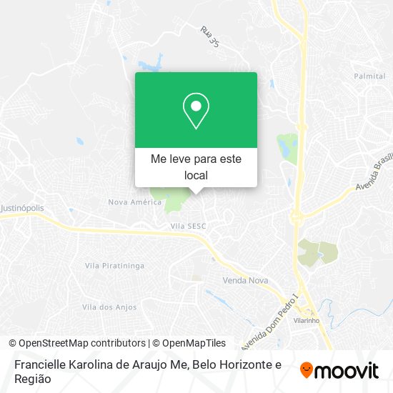Francielle Karolina de Araujo Me mapa