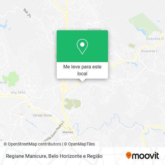 Regiane Manicure mapa