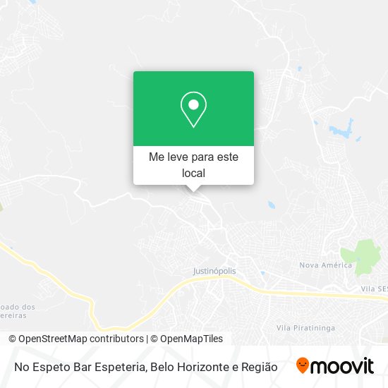 No Espeto Bar Espeteria mapa