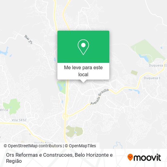 Ors Reformas e Construcoes mapa