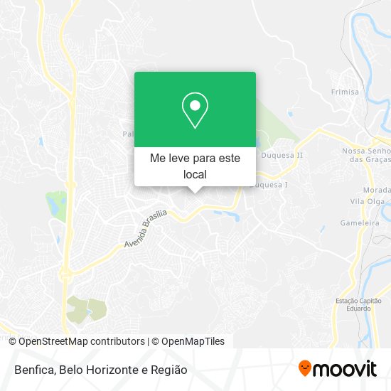 Benfica mapa