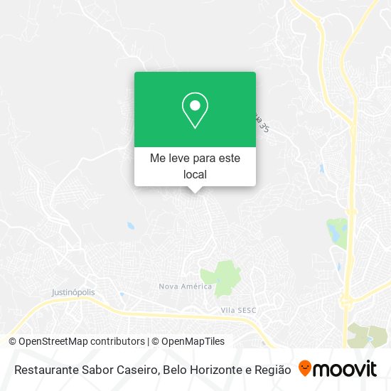Restaurante Sabor Caseiro mapa