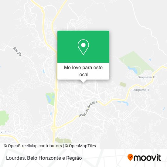 Lourdes mapa
