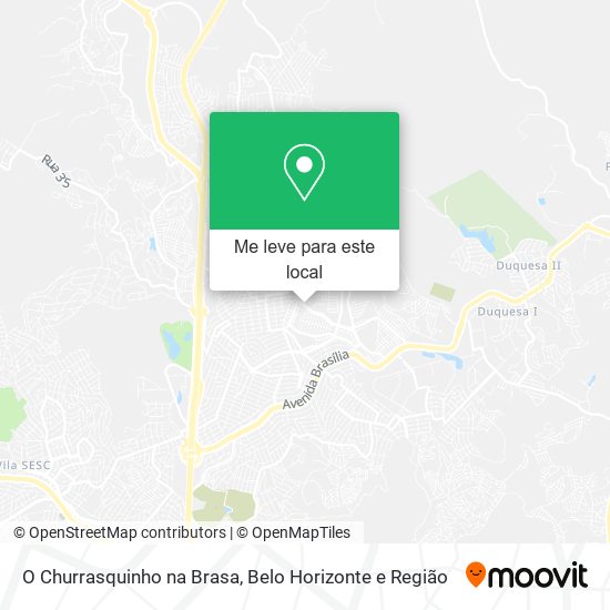 O Churrasquinho na Brasa mapa
