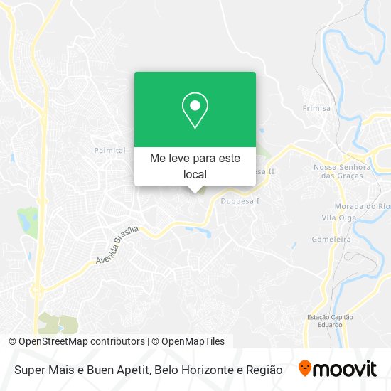 Super Mais e Buen Apetit mapa