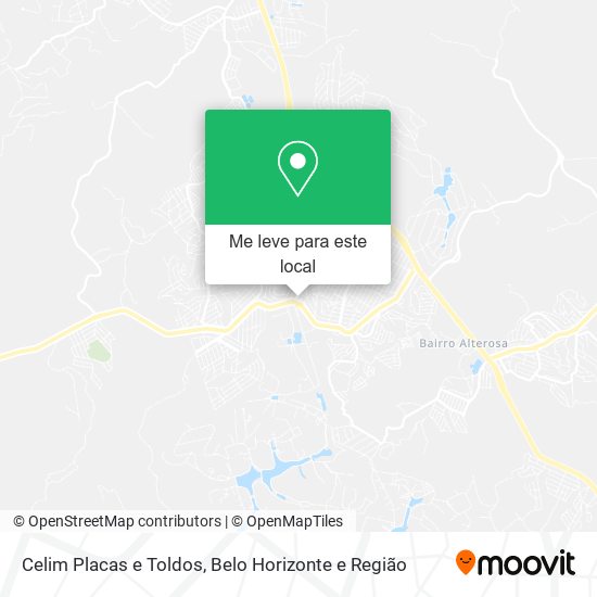 Celim Placas e Toldos mapa