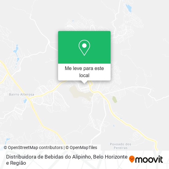 Distribuidora de Bebidas do Alipinho mapa