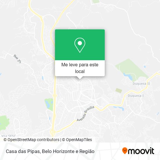 Casa das Pipas mapa