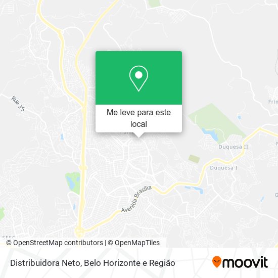 Distribuidora Neto mapa