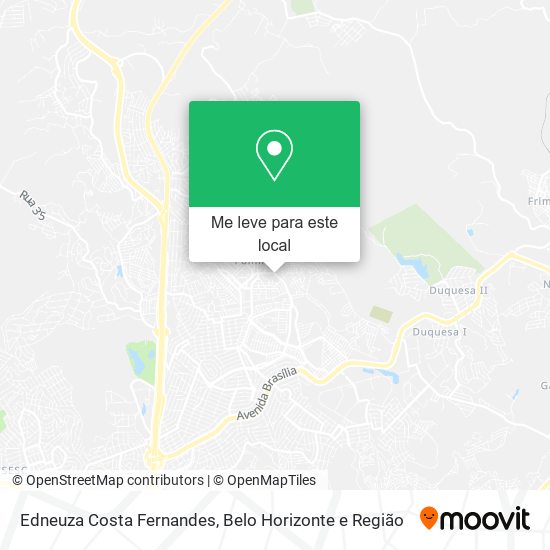 Edneuza Costa Fernandes mapa