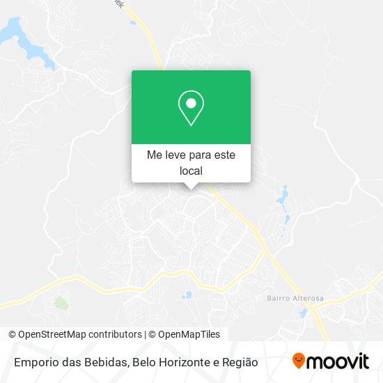 Emporio das Bebidas mapa