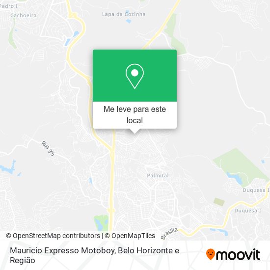 Mauricio Expresso Motoboy mapa