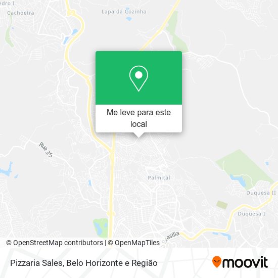 Pizzaria Sales mapa
