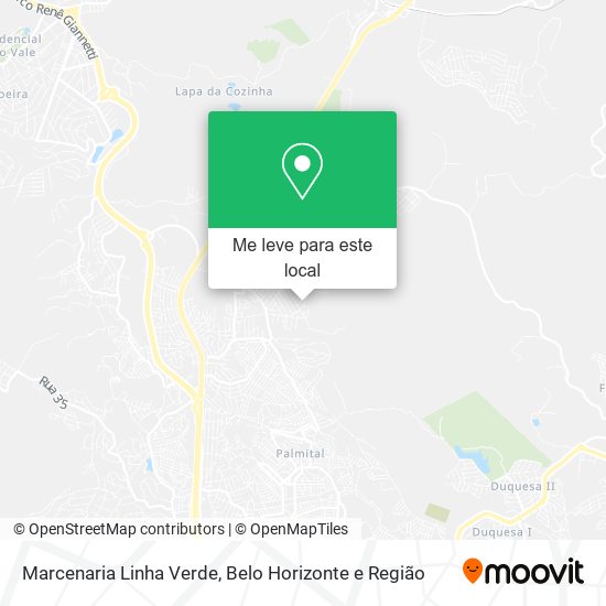 Marcenaria Linha Verde mapa